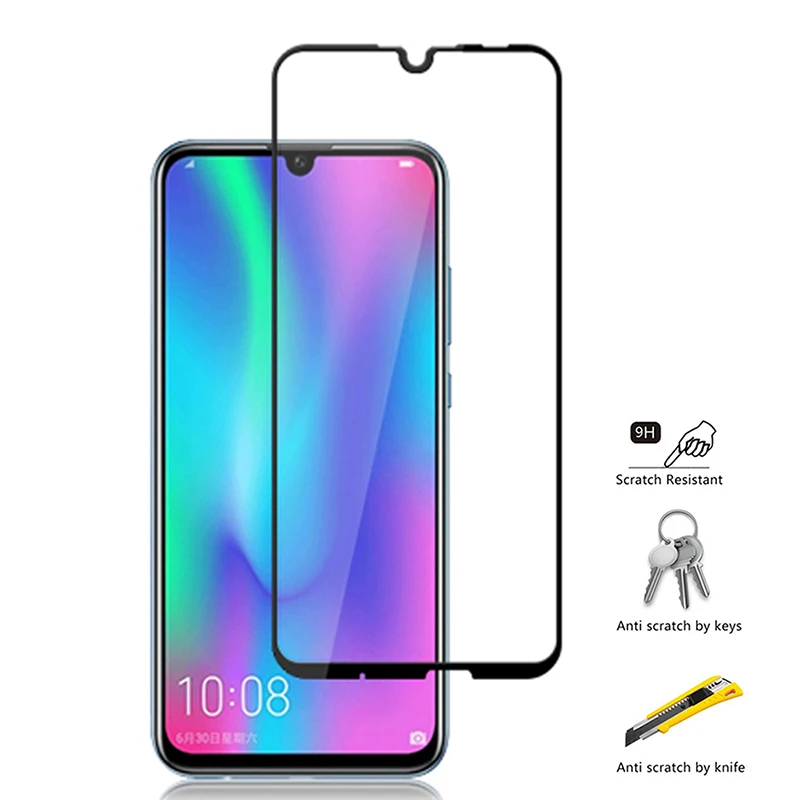 Защитное стекло закаленное для Huawei Honor 10 lite | Мобильные телефоны и аксессуары