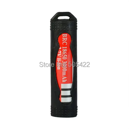 50 шт. силиконовый пластиковый защитный чехол для хранения аккумулятора 18650 |