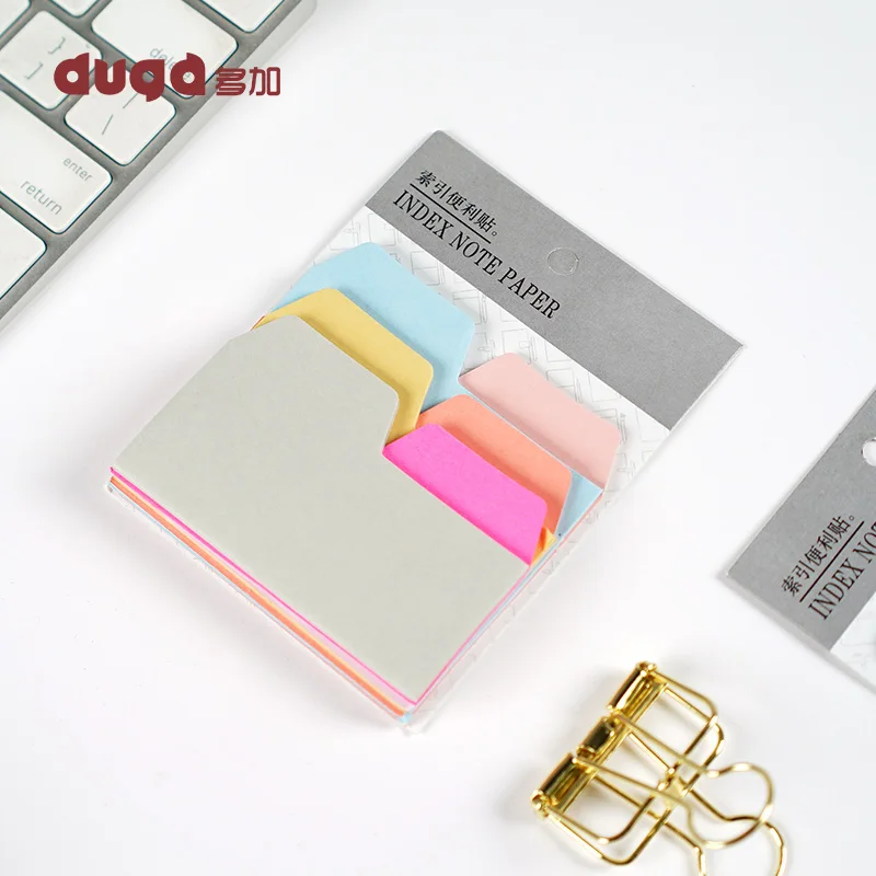 Милый Kawaii Набор стикеров для заметок стикер канцелярских товаров градиентный