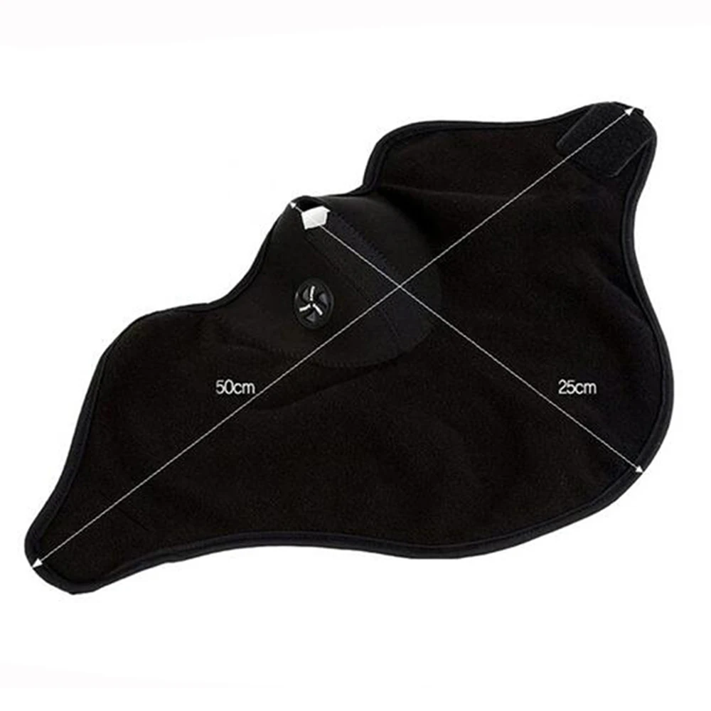 Мотоциклетная велосипедная флисовая маска для лица спортивные зимние теплые