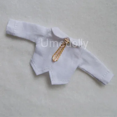 shirt 2 Мода Колледж костюм рубашки кардиган юбка для OB11, 1/12 BJD, Obitsu 11 куклы одежда аксессуары - Цвет: shirt 2