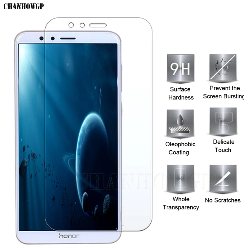 Закаленное стекло 9H для Huawei Honor 7C AUM L41 России Защита экрана защитная пленка 5 7