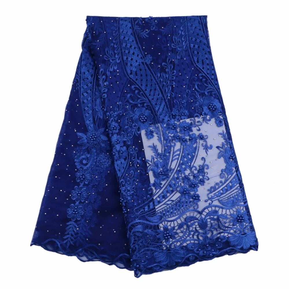 2017 высокое качество камень Бусины шнура Африки чистая Швейцарский Кружево