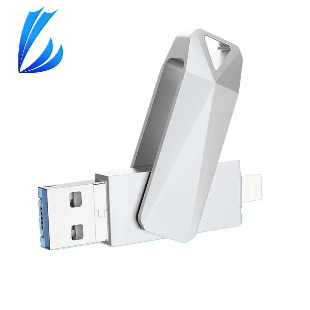 LL TRADER, флеш-накопитель 128g, 64 ГБ, металлический USB флеш-накопитель для телефона, флешка для iPhone, Android, iOS, OTG, 16 ГБ, USB, диск для хранения ключей
