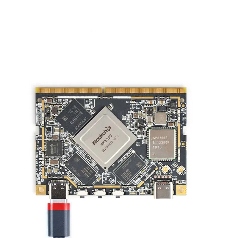 SOM-RK3399 AI комплект разработчика WiFi BT Поддержка Gbps Ethernet и двухэкранный дисплей