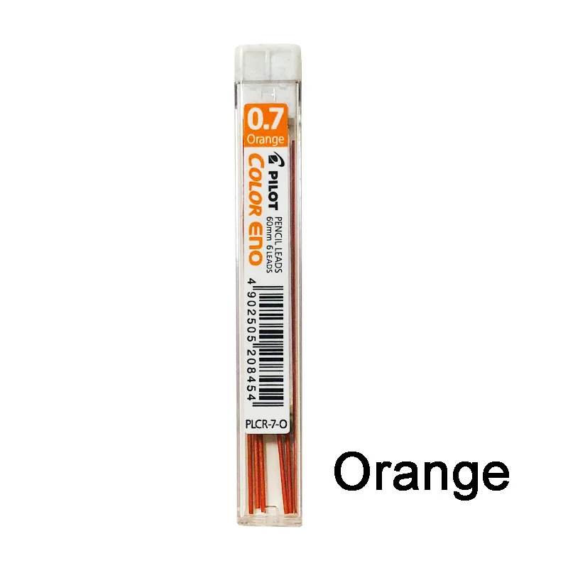 ORANGE Refill Pilot 1 шт. HCR-197 Eno 0,7 мм механические карандаши 8 цветов механические карандаши или заправки для офиса и школы канцелярские принадлежности - Цвет: ORANGE Refill