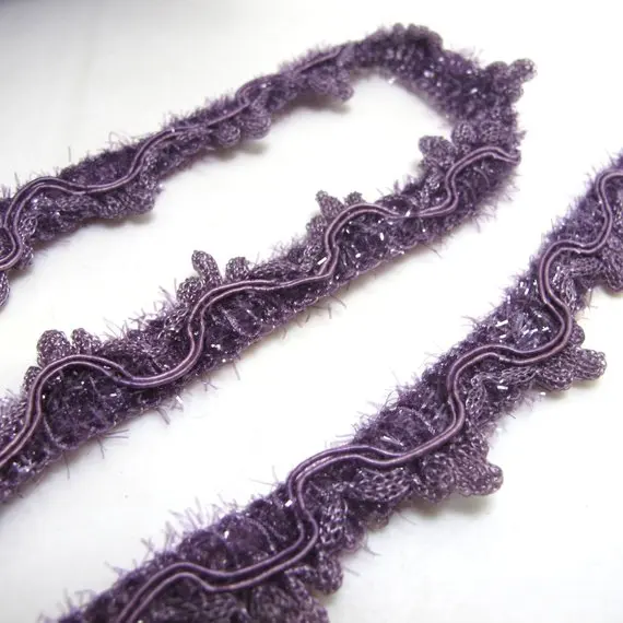 Плетеная отделка из синели пушистая мохеровая принадлежности для волос костюм