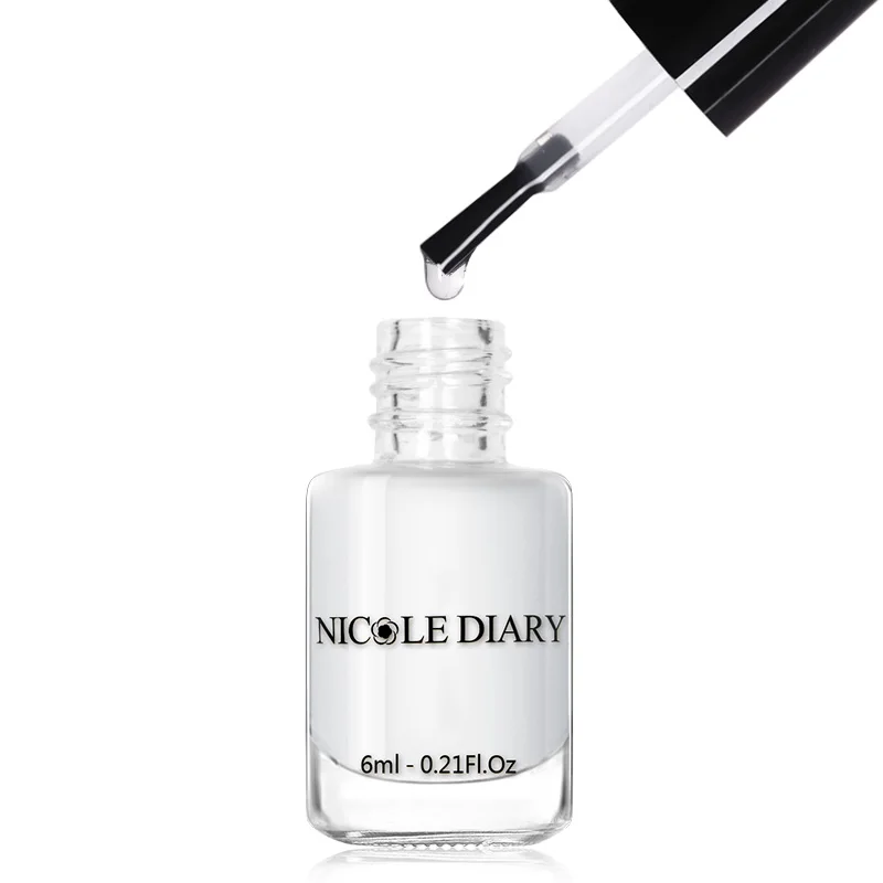 Базовое покрытие NICOLE DIARY 6 мл высокоглянцевый лак для дизайна ногтей долговечный |