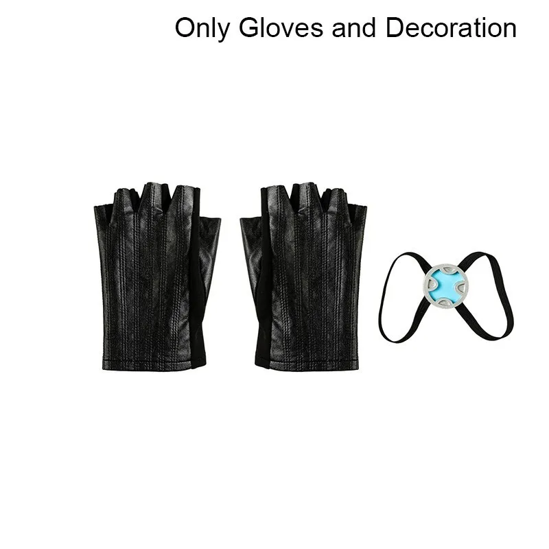Only Gloves Мстители эндгейм 4 черный костюм вдовы Наташа романофф Косплей Взрослый Хэллоуин только комбинезон ремень кобура сапоги аксессуары - Цвет: Only Gloves