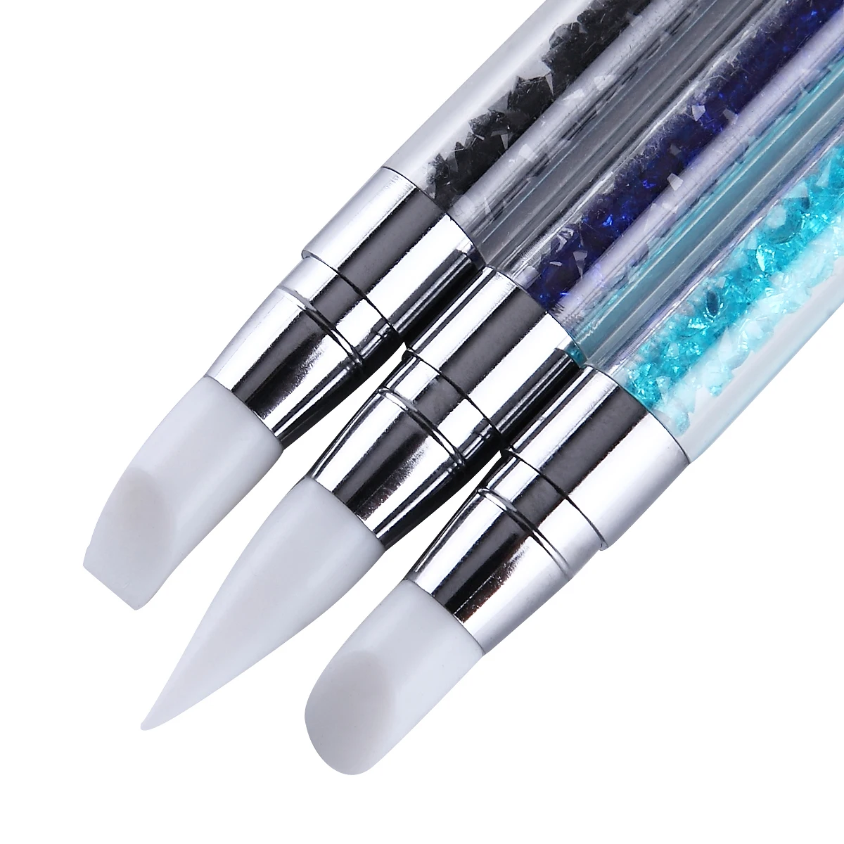 Mnoja 3 шт. 2 способа стразы для нейл арта акриловая ручка чистки жидкая пудра набор