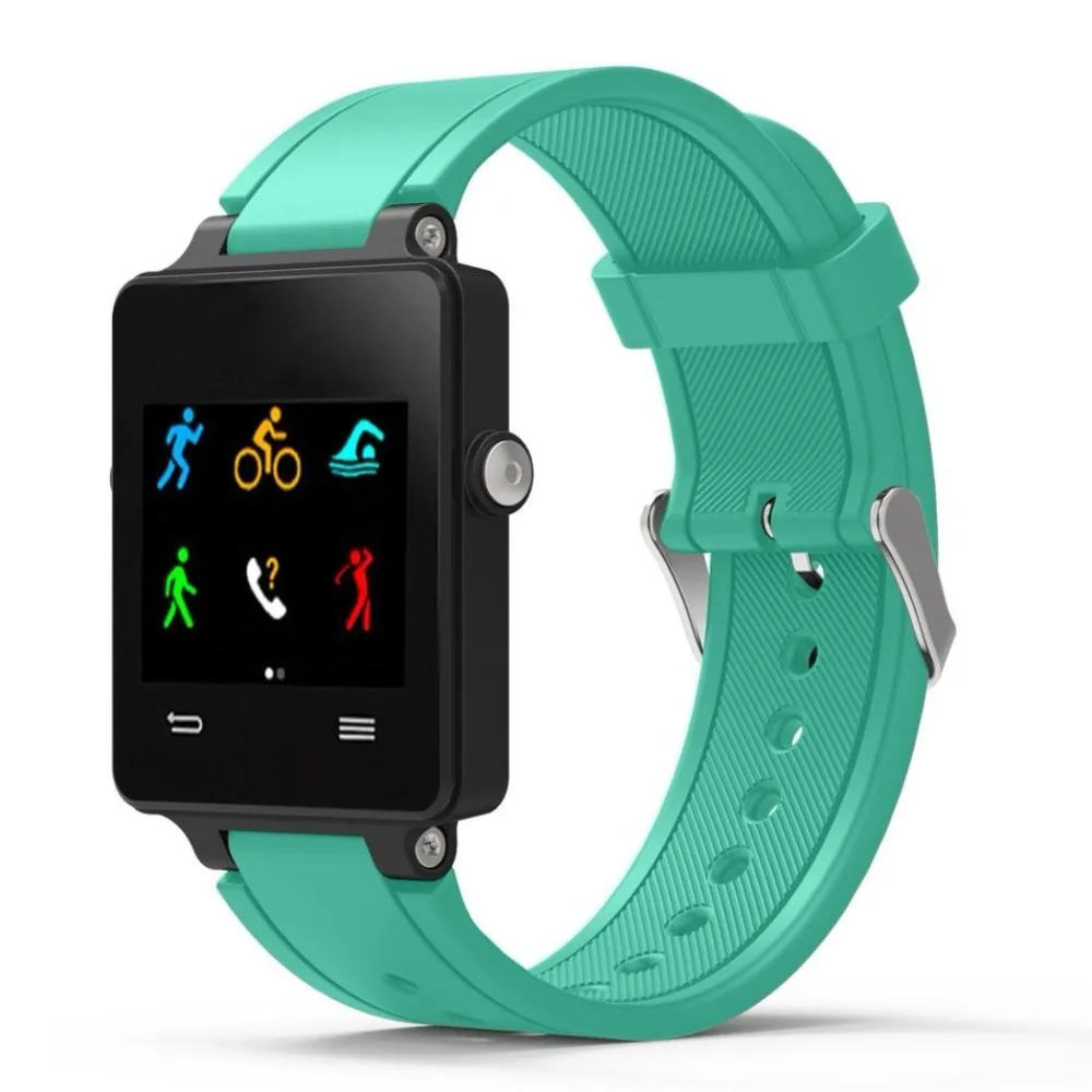 Сменный ремешок для Garmin Vivoactive силиконовые сменные фитнес-браслеты с металлическими застежками для vivoactive gps часы