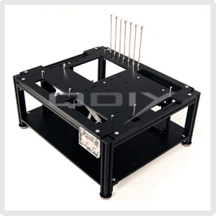 qdiy pc-d009 личности пк акриловые diy корпуса компьютера atx случае черный пмма |