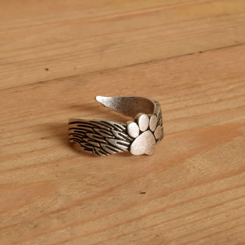 copper material paw wing rings | Украшения и аксессуары