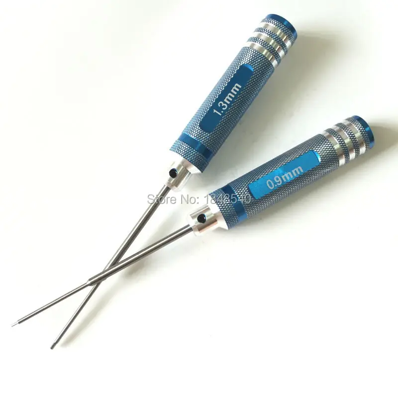 RC Инструменты с ручкой шестигранной отвертки HSS Белый стали 1.3 мм + 0.9 контактный