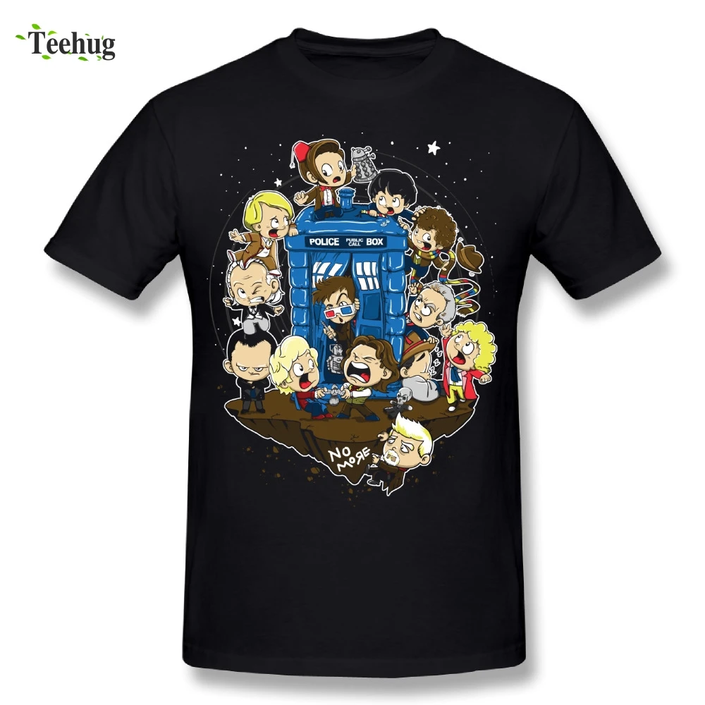 

Cartoon Doctor Who T Shirts Custom Design For Man Funny Tees