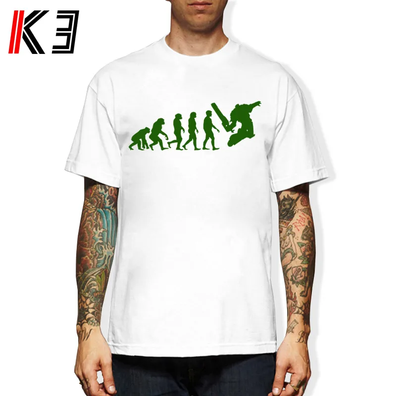 K3 Evolution Warhammer 40k мужские футболки, футболки, видеоигры, игры, космические войны, молот, эволюция, новинка, забавная Классическая культура - Цвет: white green