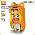 LOZ алмазные блоки фигурки Чиби милые кавайные куклы мини Японские Аниме фигурки Acg игрушка сборка Мирко кирпич Сделай Сам 9751