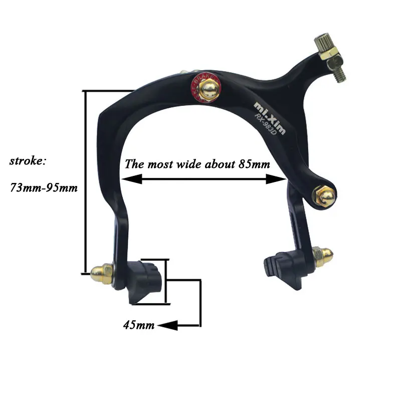 Тормоз из алюминиевого сплава для шоссейного велосипеда Аксессуары длинный