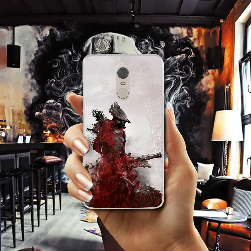 Soft TPU Phone Cases for Xiaomi Mi Redmi Note 2 3 3S 4 4X 4A 5 5S 6 8 A1 Pro Plus Coque Shell Bags Fashionable Bloodborne Games |