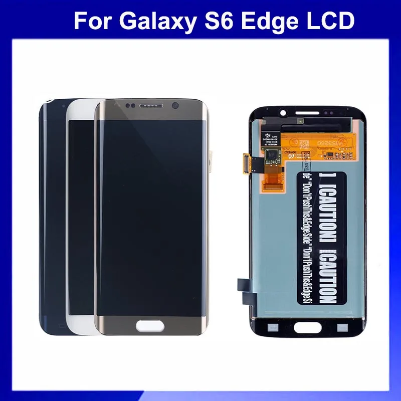 ЖК-дисплей для Samsung Galaxy S6 Edge G925 G925I G925F сенсорный экран дигитайзер сборка