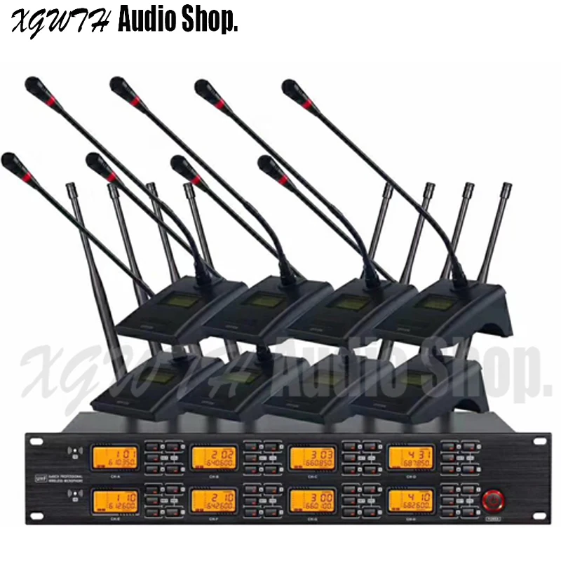 Беспроводная микрофонная система UHF радио конденсаторный настольный микрофон