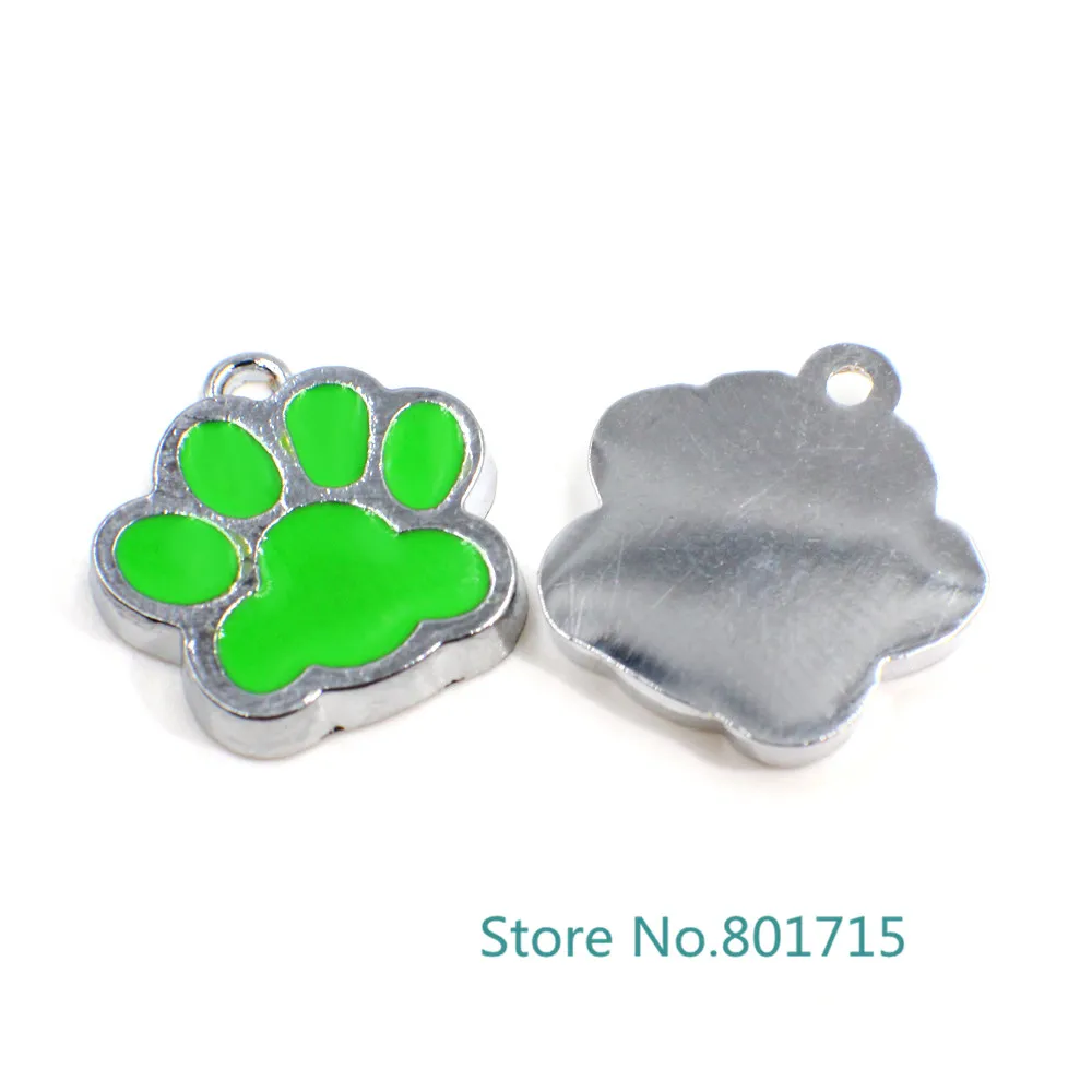 10 шт./лот оптовая продажа эмалированные брелоки для кошек собак/медвежьих лап
