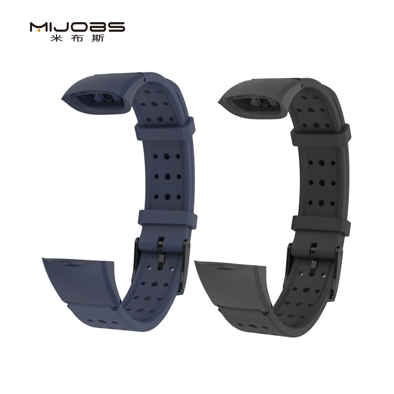 Mijobs ремешок для huawei Honor Band 4 Smart силиконовый браслет-повязка для Honor Band 4 умные часы с ремнем аксессуары