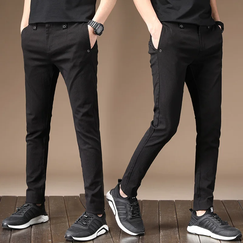 

Брендовые весенние мужские брюки MRMT 2022, повседневные брюки для мужчин, эластичные тонкие маленькие ноги
