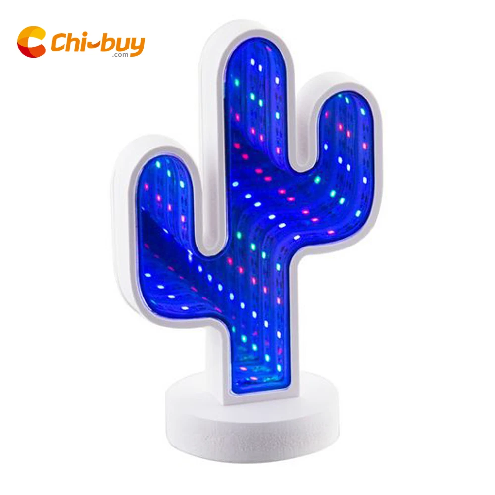 USB туннель Chibuy С КАКТУСОМ светодиодный туннельный светильник 3D для зеркала