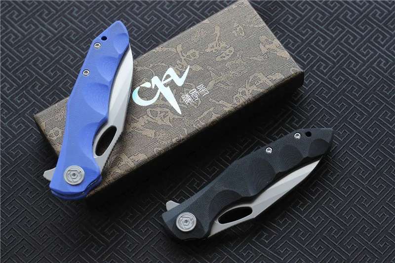 CH ночное hawk-G10 Флиппер складной нож D2 лезвие шарикоподшипник G0+ стальная ручка Походный охотничий карманный нож EDC инструменты