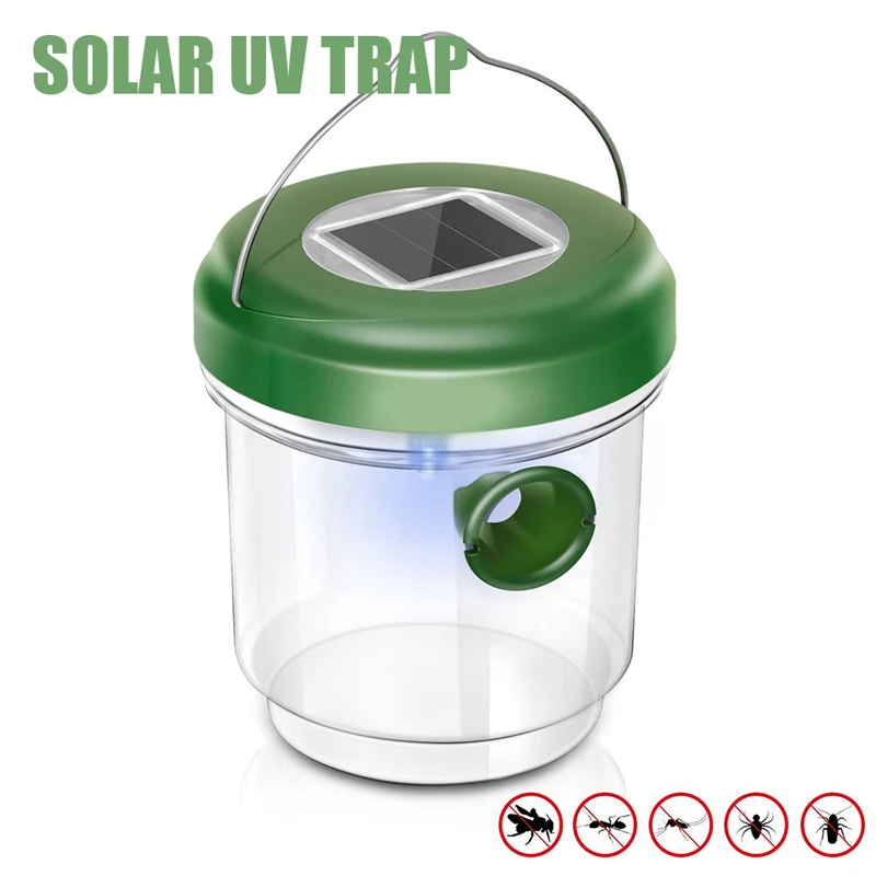 Ловушка для ОС на солнечных батареях ловушка насекомых пчел Желтая курточка
