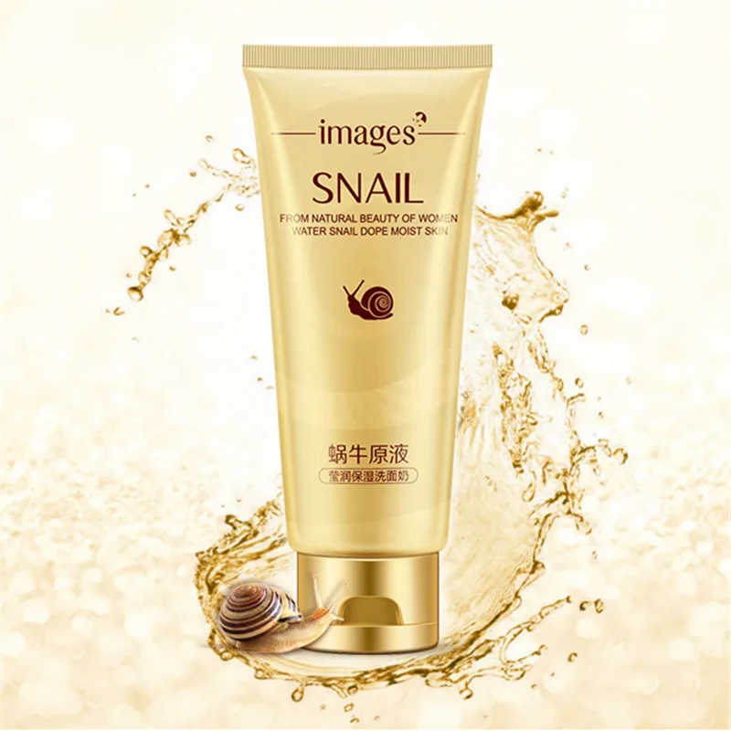 

2Pcs IMAGES Snail Essence Cleansing Gel Deep Clean Shrink Pores Hydrating Whitening Moisturizing 100g