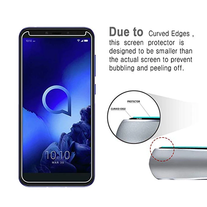 Закаленное стекло Alcatel 1 S 2019 5024D для 5024 5024Y 5024K Защитная пленка экрана чехол