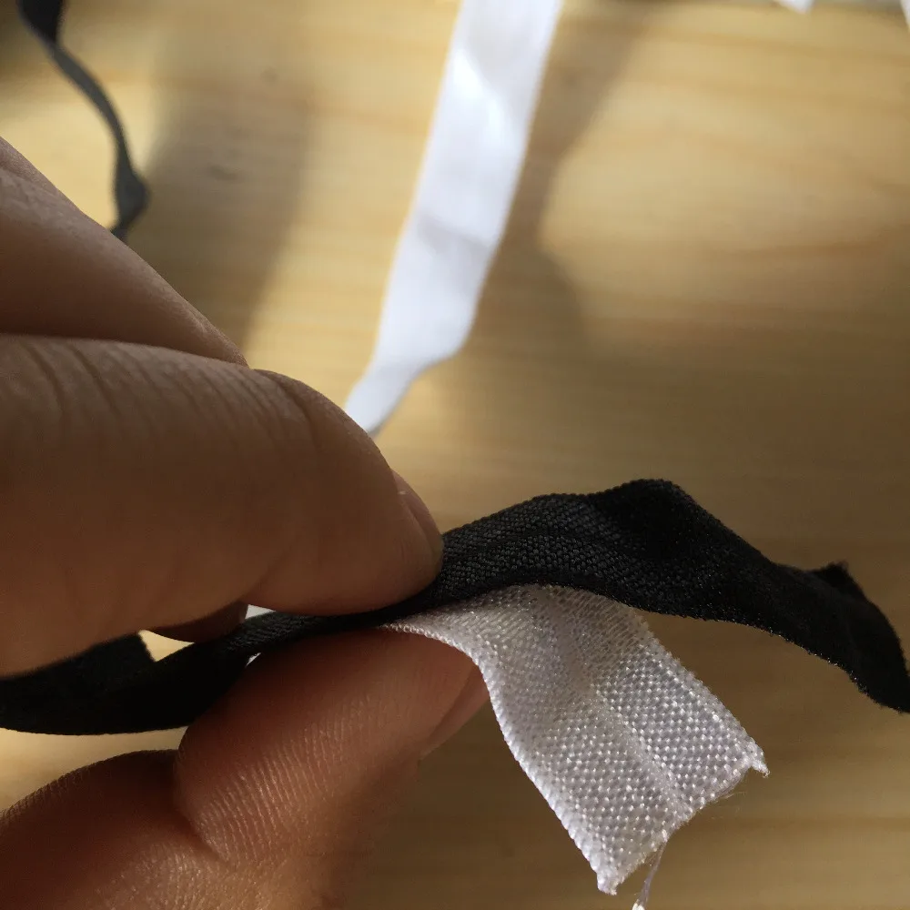 Diy Ленточные аксессуары для одежды 1,5 см Эластичная лента с загнутым краем ткань нижнее белье край цвет: желтый, Белый Серый Синий и красный цвета S349P