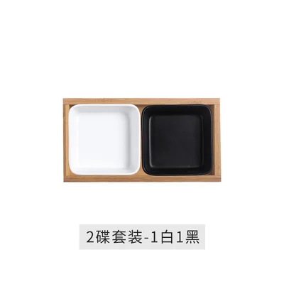 Белый Piatti Ceramica деревянная тарелка Assiettes En Ceramique Platos De Cer слюда сервировочное блюдо в скандинавском стиле, креативный поднос для закусок, тарелка для соуса - Цвет: Белый