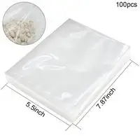 14x20cm 100 шт./лот вакуумные пакеты для пищевых продуктов Sous Vide упаковочная машина Упаковочные пакеты# 4O - Цвет: 14x20cm