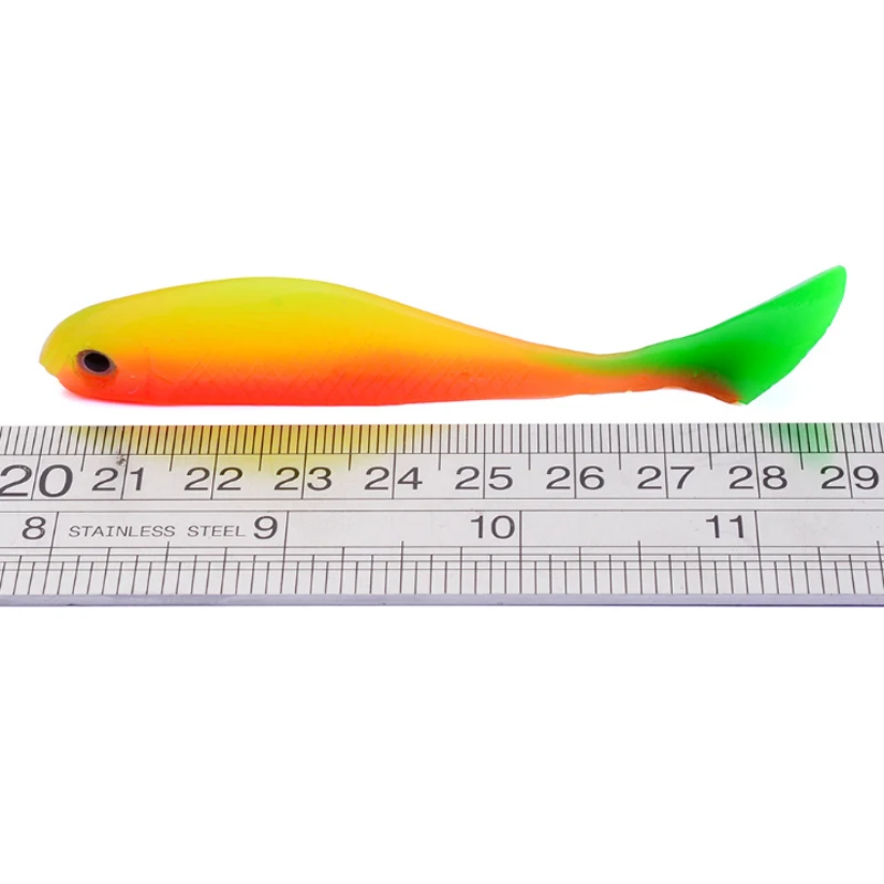 10 шт./упак. PRO BEROS 88 мм Мягкие рыболовные приманки Easy Shiner Swimbaits Мягкая силиконовая