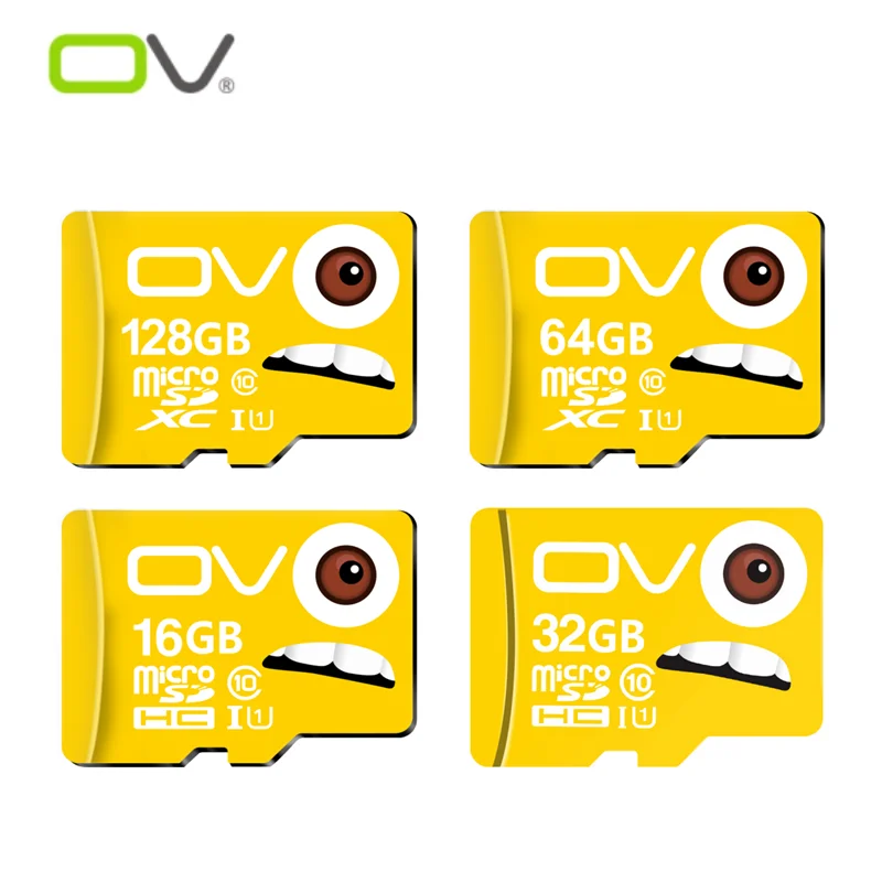 OV флэш карта памяти 16 ГБ 32 64 Гб 128 SDHC C10 80 м/с 100% Оригинальный оригинальный для
