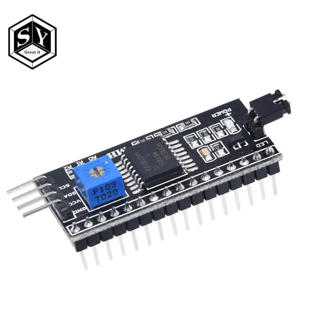 1 шт. IIC igc TWI последовательный интерфейс SPI порт платы 1602 2004 ЖК-дисплей 1602 плата адаптера ЖК-адаптер конвертер Модуль PCF8574