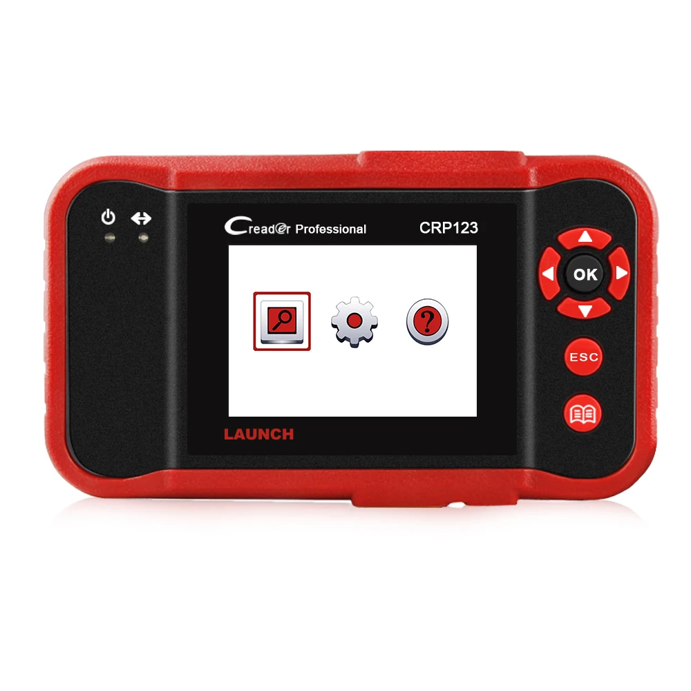LAUNCH Creader CRP123 Поддержка двигателя/ABS/SRS/трансмиссия автомобильный считыватель кодов бесплатное обновление автомобиля диагностический инструмент CRP 123 сканер