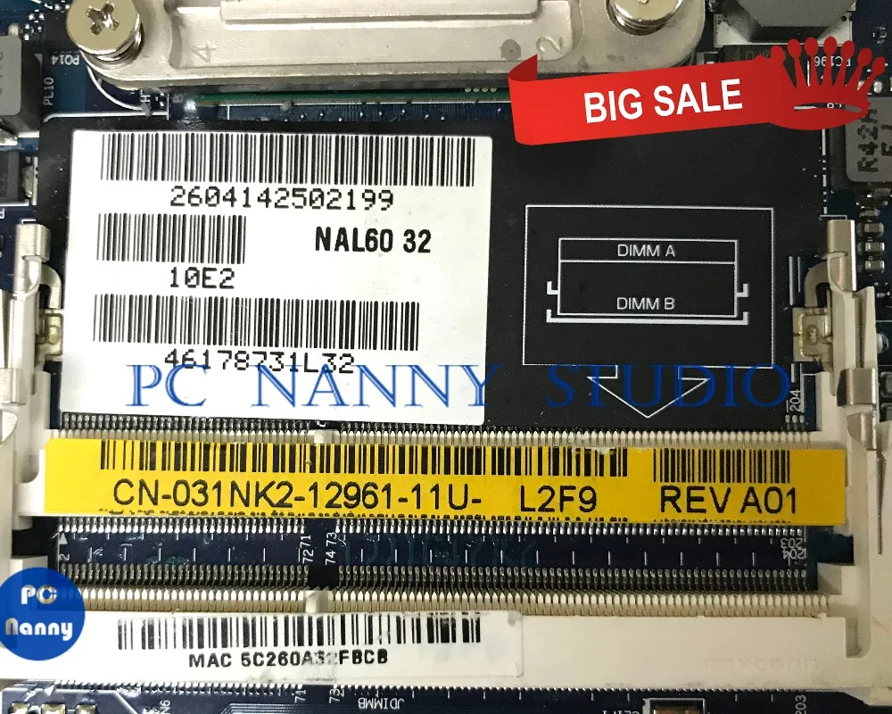 Материнская плата PCNANNY 031NK2 31NK2 для ноутбука Dell Latitude E4310 протестирована и