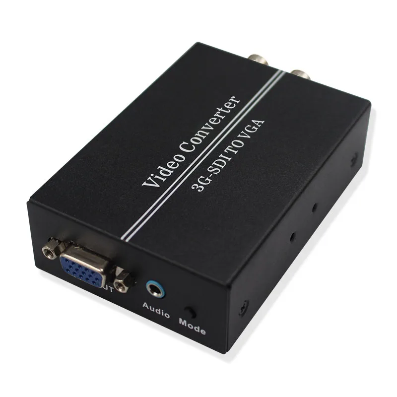 Преобразователь SDI 3G в VGA преобразователь BNC HD 1080P + аудио с разъемом Loop 3 5 мм