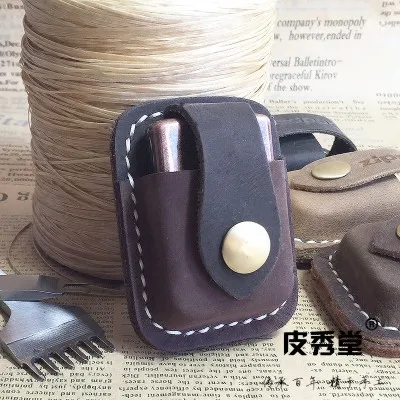 Брендовая керосиновая зажигалка чехол из коровьей кожи поясная сумка ручной