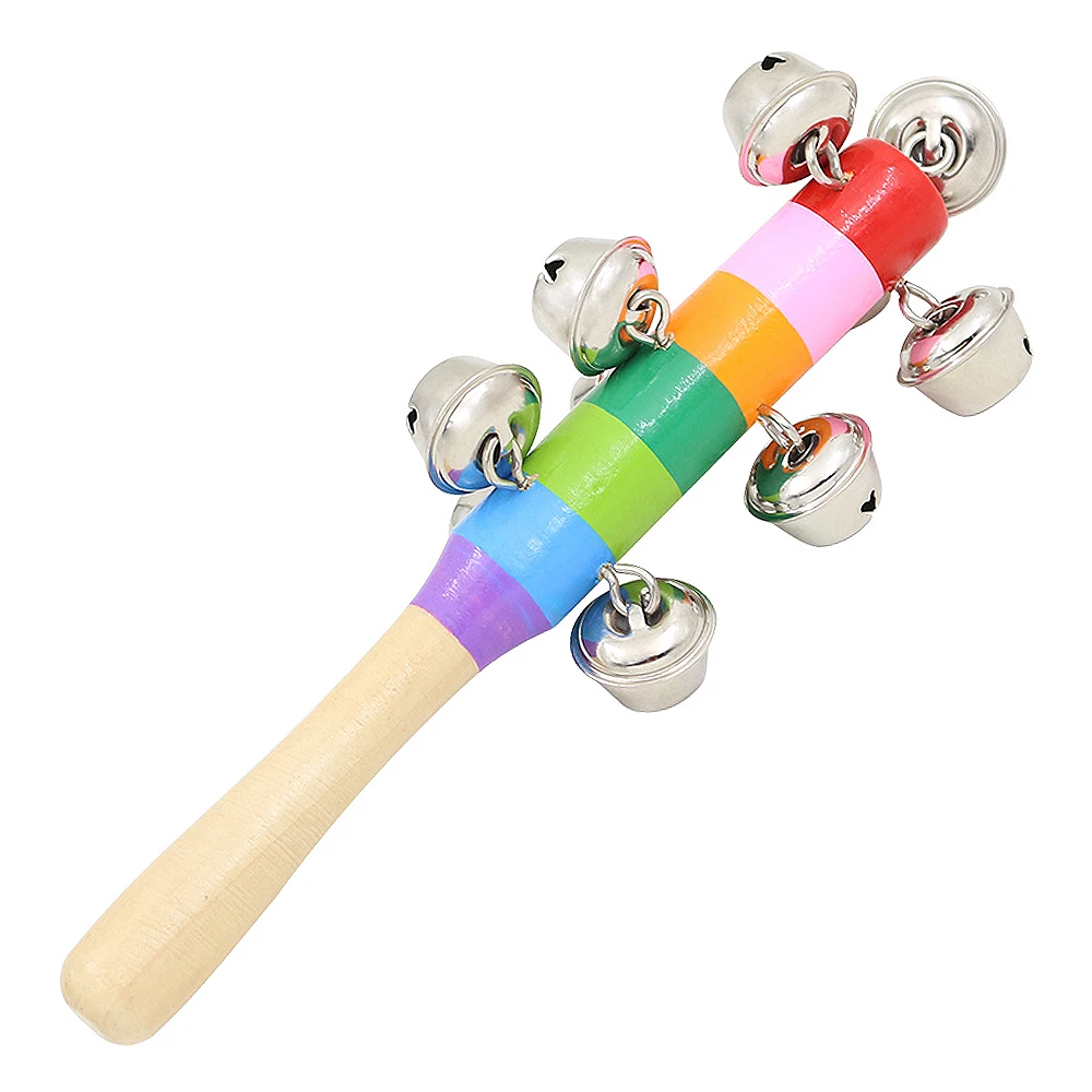 

11pcs Orff Percussion Musical Instruments Set 4 Inch Tambourine Maracas Wrist Bells Mixed Kit for Children Baby Early Education