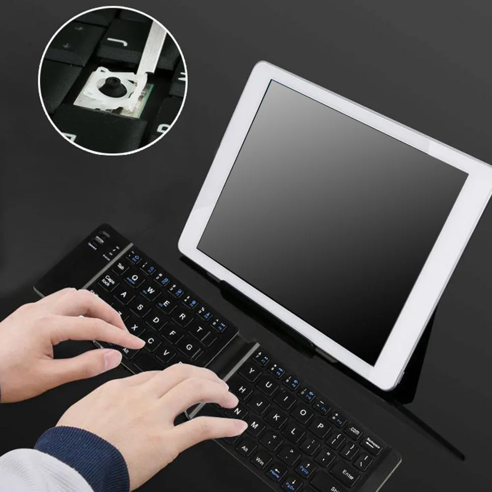 Удобная Bluetooth 3 0 складная клавиатура BT беспроводная для iOS Android Windows iPad Tablet Phone