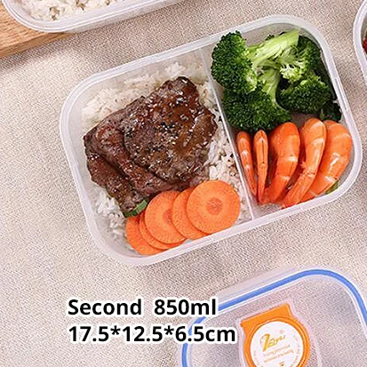 Другое 750 мл здоровый материал 2 слоя Ланч-бокс Пшеничная солома Bento коробки микроволновая посуда контейнер для хранения продуктов Ланчбокс - Цвет: Другое