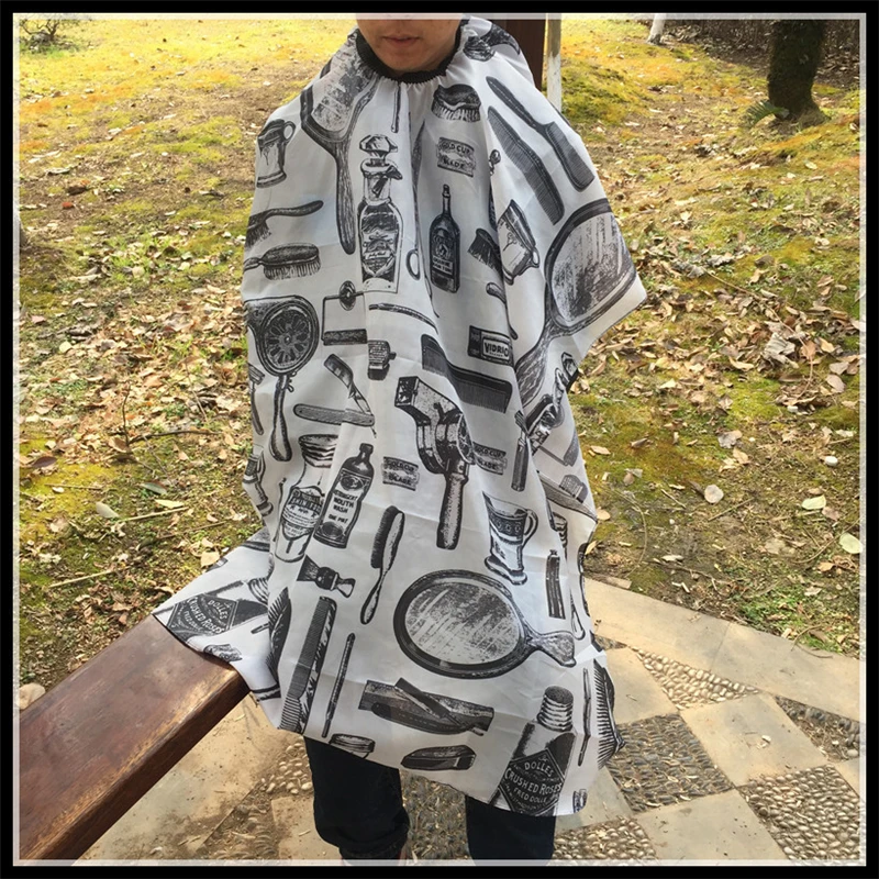 2018 Мужской фартук для ванной комнаты черный белый передник бороды бритья мужчин