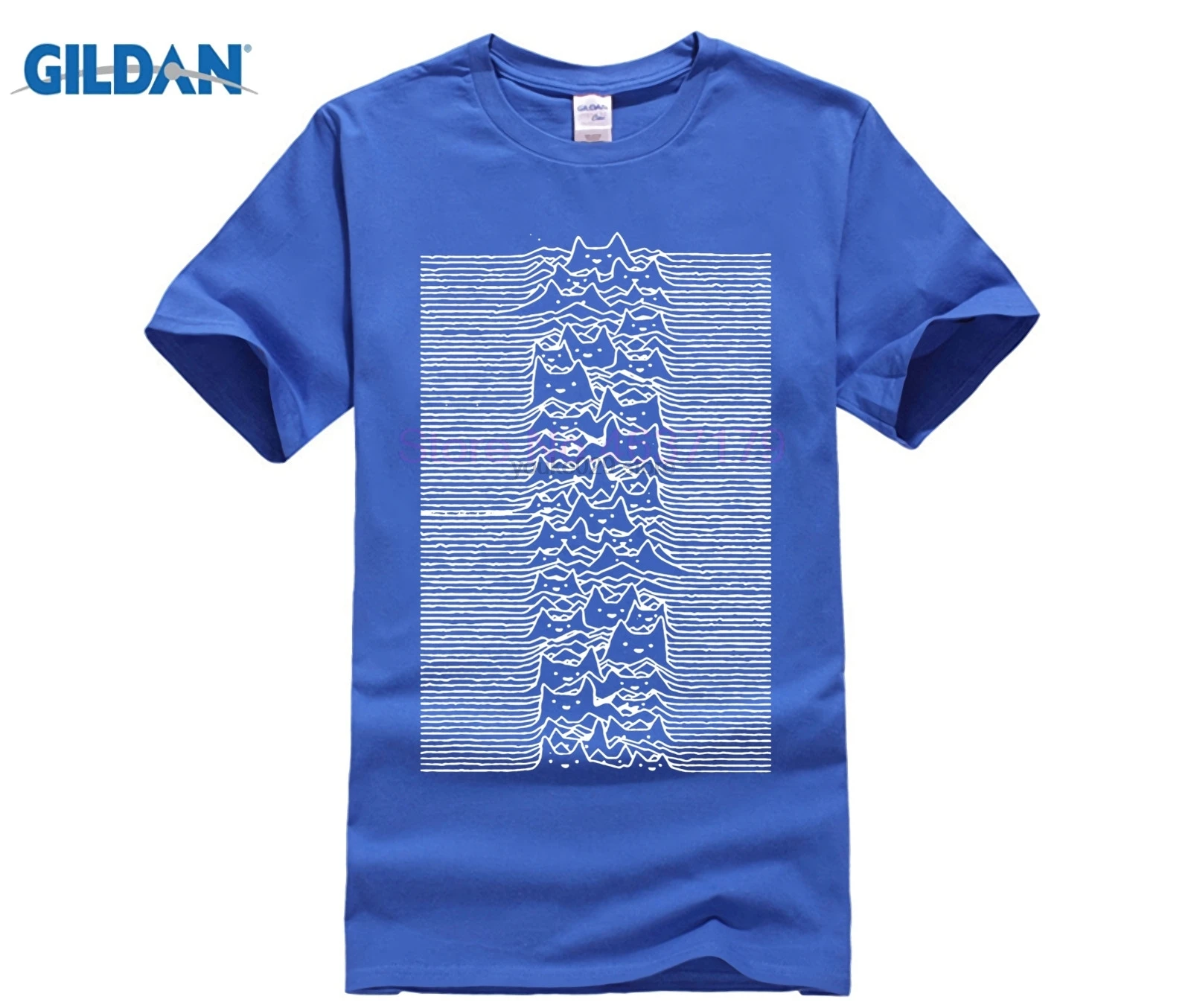 Мужские Забавные футболки Joy Division Unknown Pleasures большие размеры XXXL Hombre с круглым