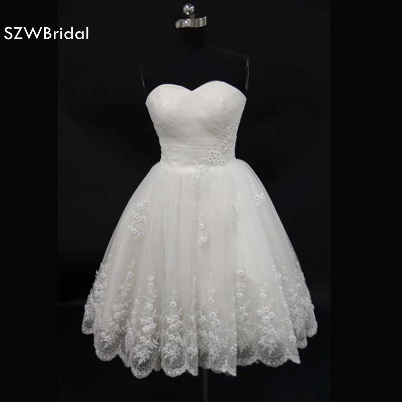 

Vestido noiva New Arrival 2021 A-Line Short Wedding dresses Plus size Casamento robe de mariee Wedding gown little white dress