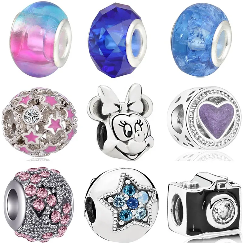 Круглый Королевский синий разделенный кулон сделай сам изящные бусины подвеска